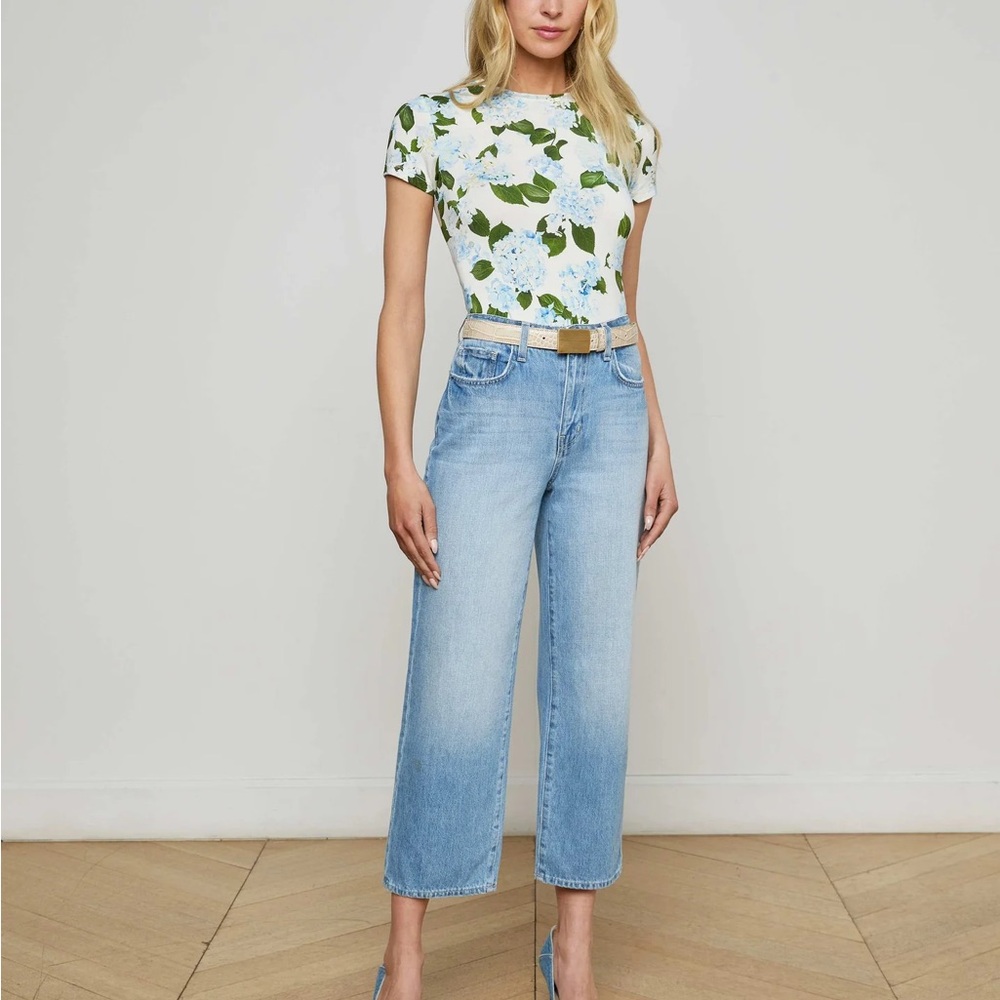 June Cropped Stovepipe Jean Size 32